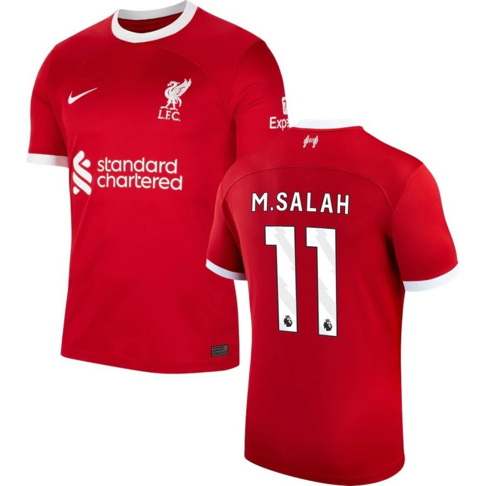 Liverpool F.C. Mohamed Salah 2023-24 Home Jersey